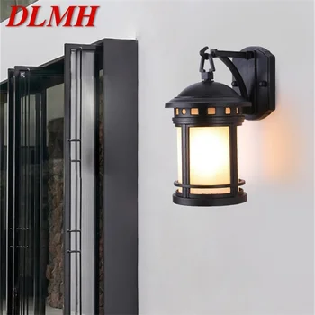 DLMH Открытый Ретро настенный светильник Классические бра Свет Водонепроницаемый IP65 светодиодный для дома на крыльце виллы