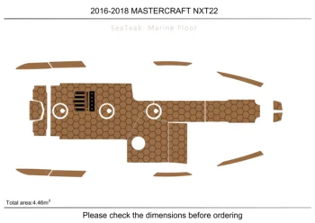 2016-2018 Mastercraft nxt22 Кокпит 1/4 