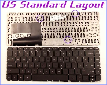 Новая клавиатура с американской Раскладкой для ноутбука HP Pavilion 14-d006au 14-r003tu 14-n047ca 14-n073ca 14-n292tx 14z-n100/Тетрадь БЕЗ рамки